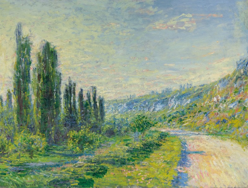 La Route de Vetheuil, c.1872, Oil on Canvas