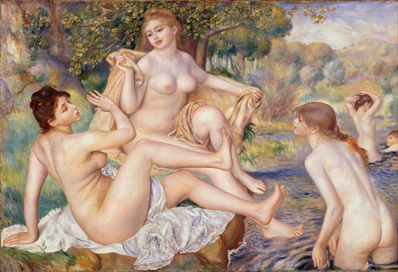 The Large Bathers, c.1884, Oil on Canvas