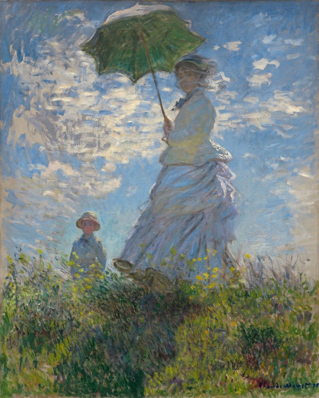 Madame Monet and Her Son, c.1872, Oil on Canvas