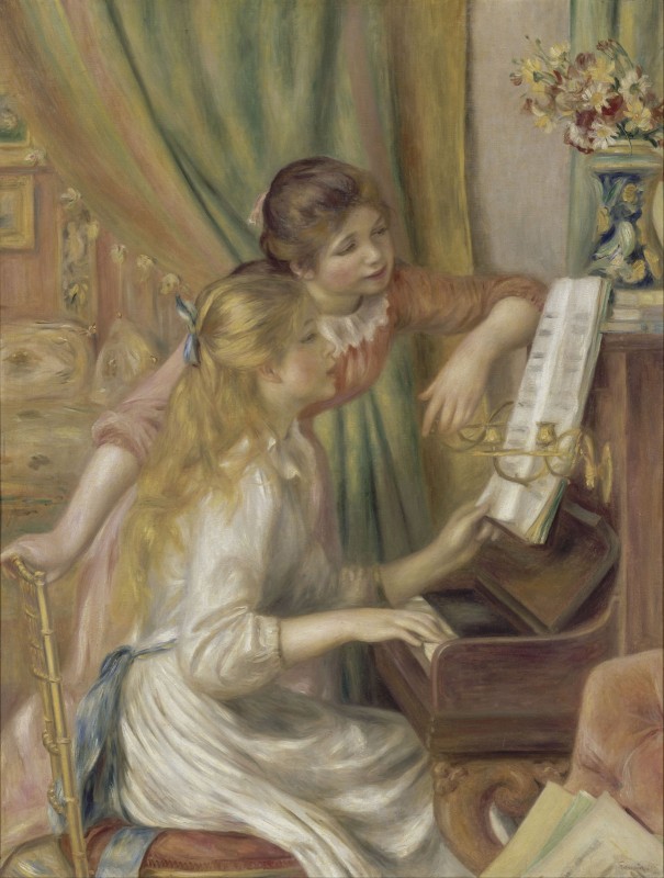 Young Girls at the Piano, c.1892, Oil on Canvas
