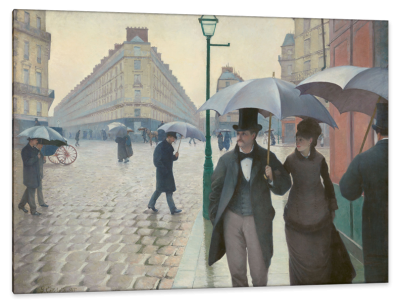 Rue de Paris, c.1877, Oil on Canvas