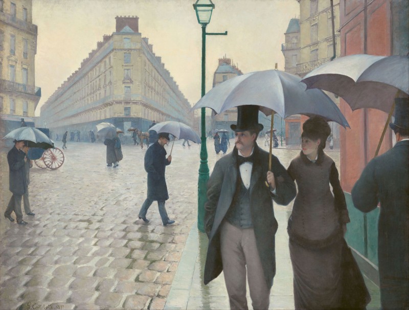Rue de Paris, c.1877, Oil on Canvas
