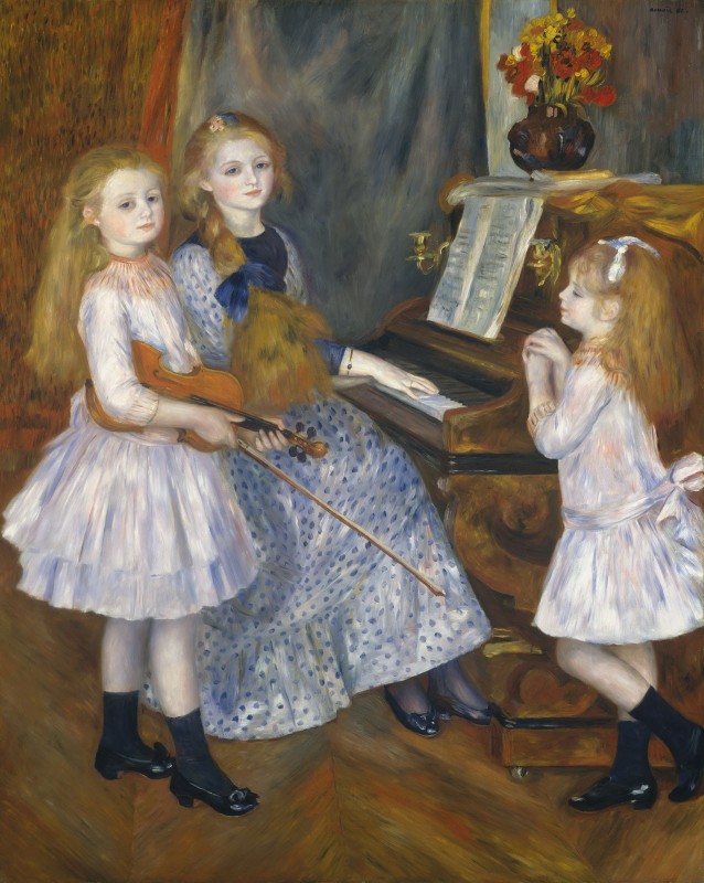 The Daughters of Catulle Mendès, c.1888, Oil on Canvas