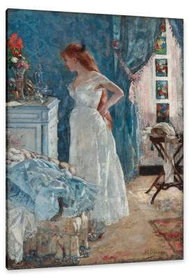 La Boudoir, c.1885, Oil on Canvas
