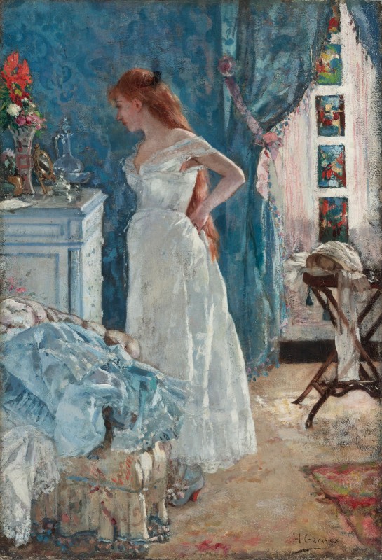 La Boudoir, c.1885, Oil on Canvas
