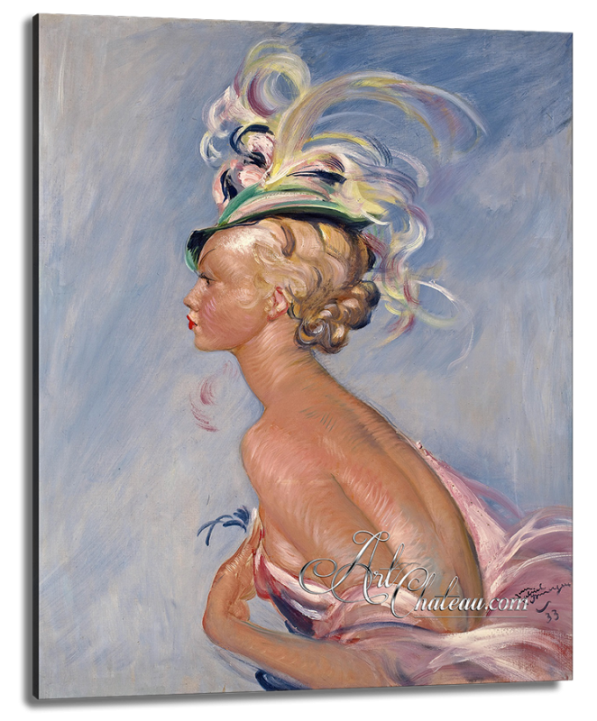 Post-Impressionist Painting, after Jean Gabriel Domergue