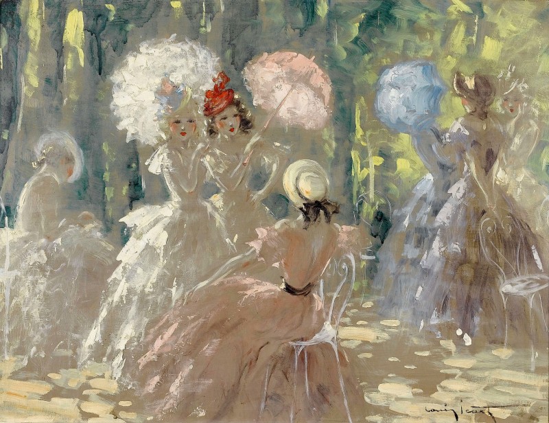 Umbrellas, c.1926, Oil on Canvas