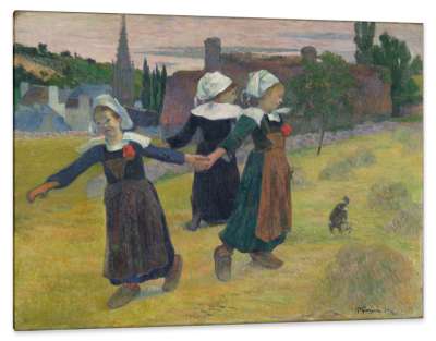 Breton Girls Dancing, Pont-Aven, c.1888, Oil on Canvas