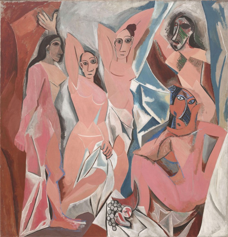 Les Demoiselles d 'Avignon, c.1907, Oil on Canvas