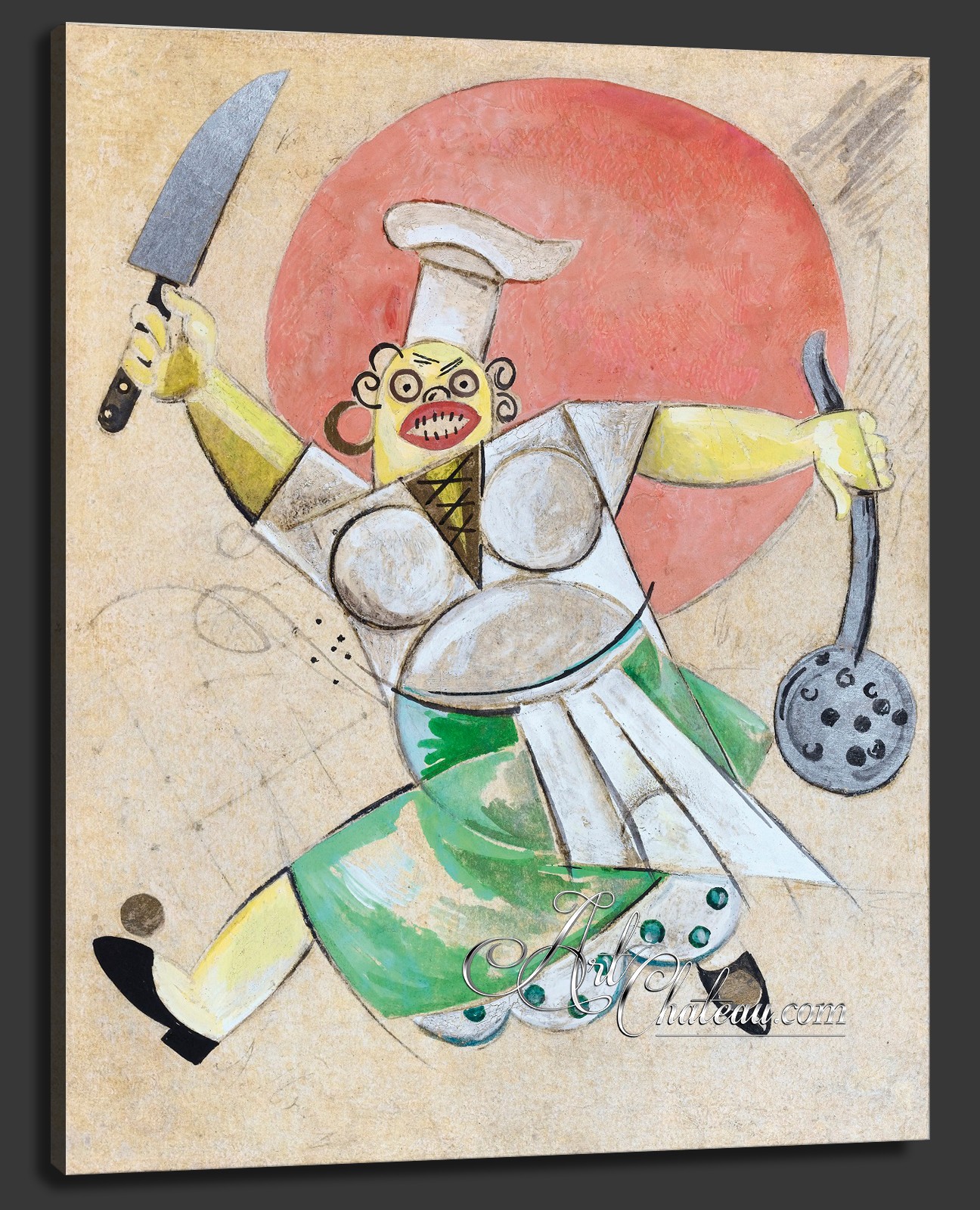 Costume Design for a Cook, after Alexander Khvostov