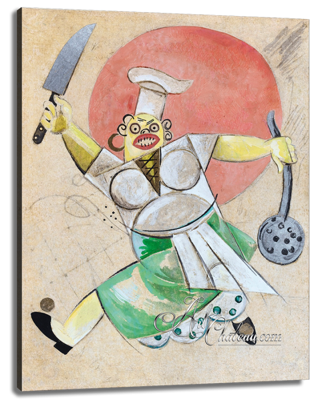 Costume Design for a Cook, after Alexander Khvostov