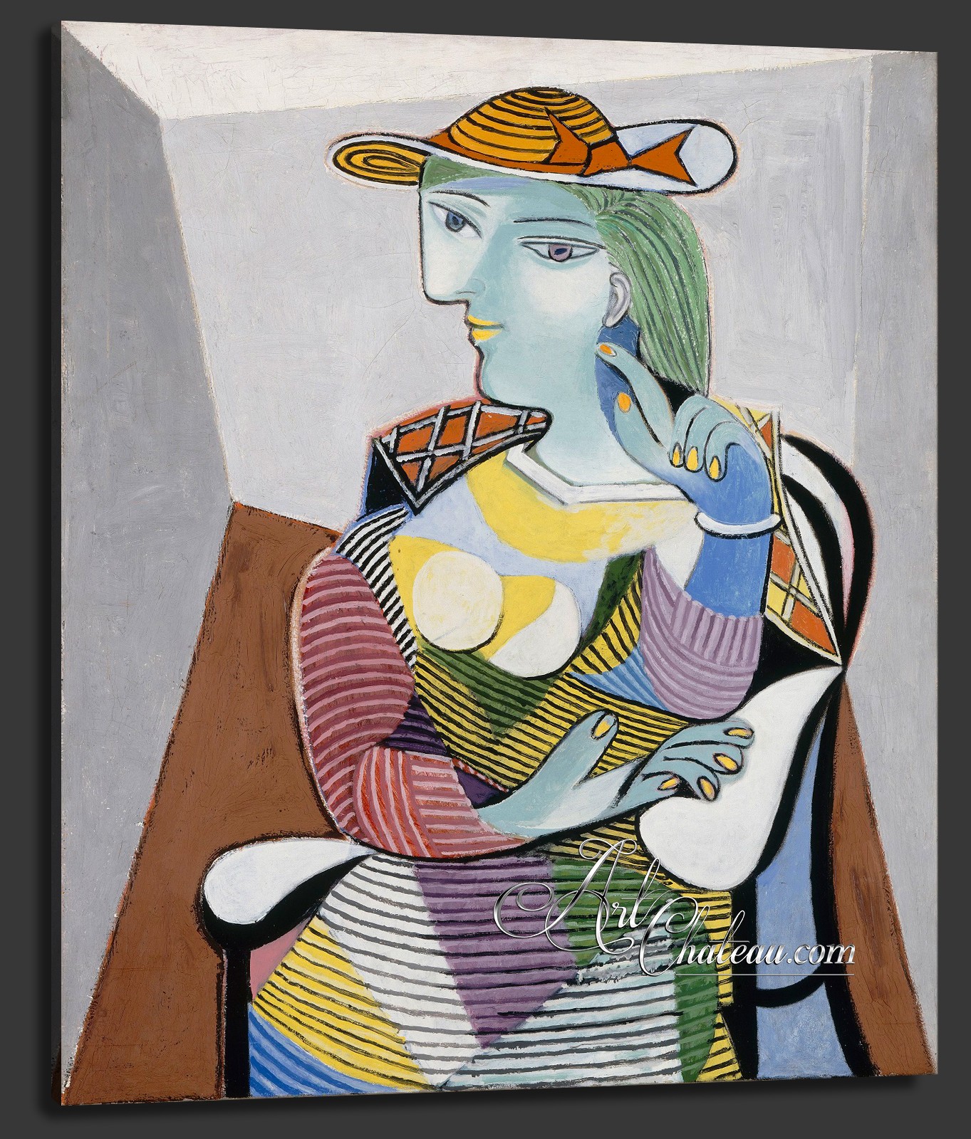 Portrait of Olga in an Armchair, after Pablo Picasso