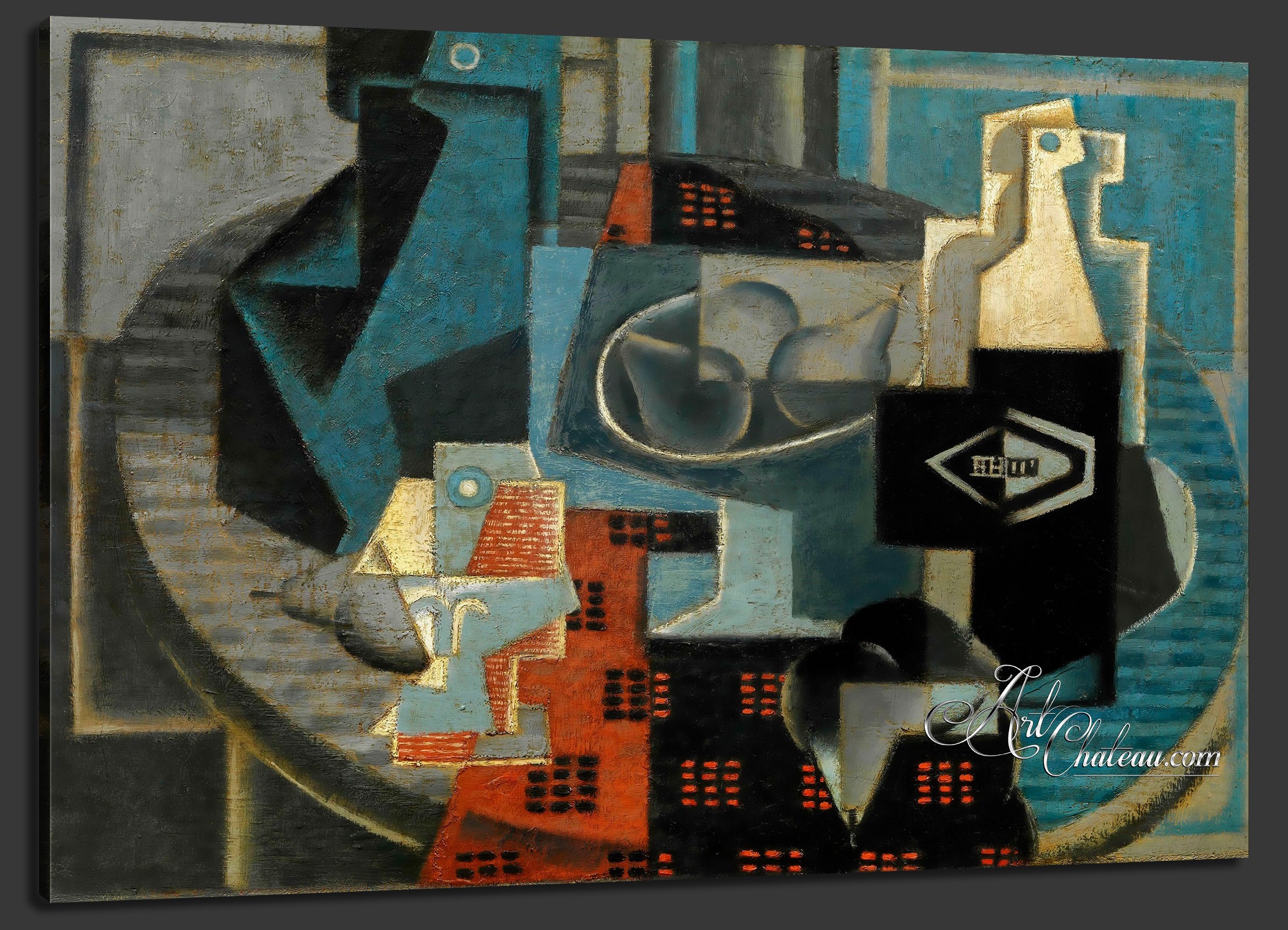 Hudson Square, NYC Interior Design, Jean Metzinger Painting