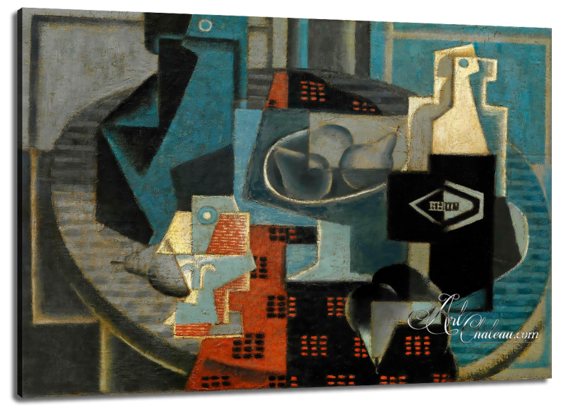 Hudson Square, NYC Interior Design, Jean Metzinger Painting