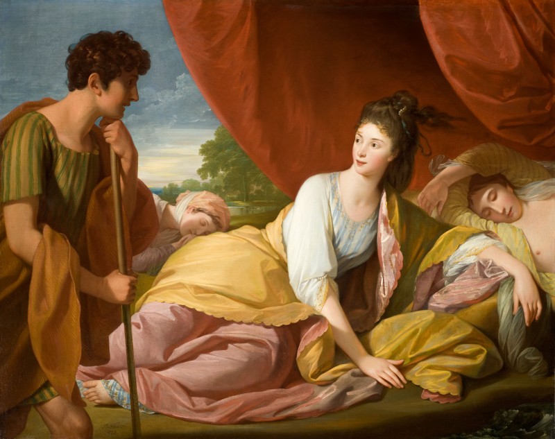 Cymon and Iphigenia, c.1778, Oil on Canvas