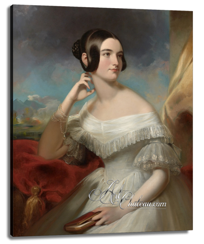 Miss Jane Mercer, after American artist Samuel Bell Waugh