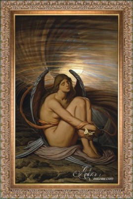 Soul in Bondage, after Elihu Vedder