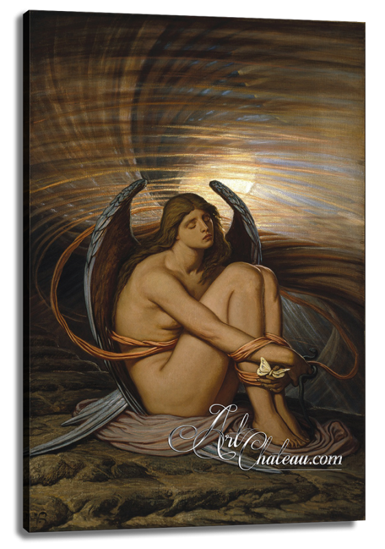 Soul in Bondage, after Elihu Vedder