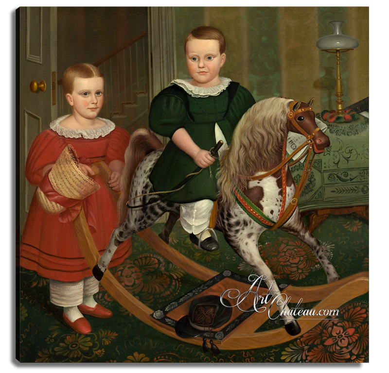 The Hobby Horse, after Irving-Couse 