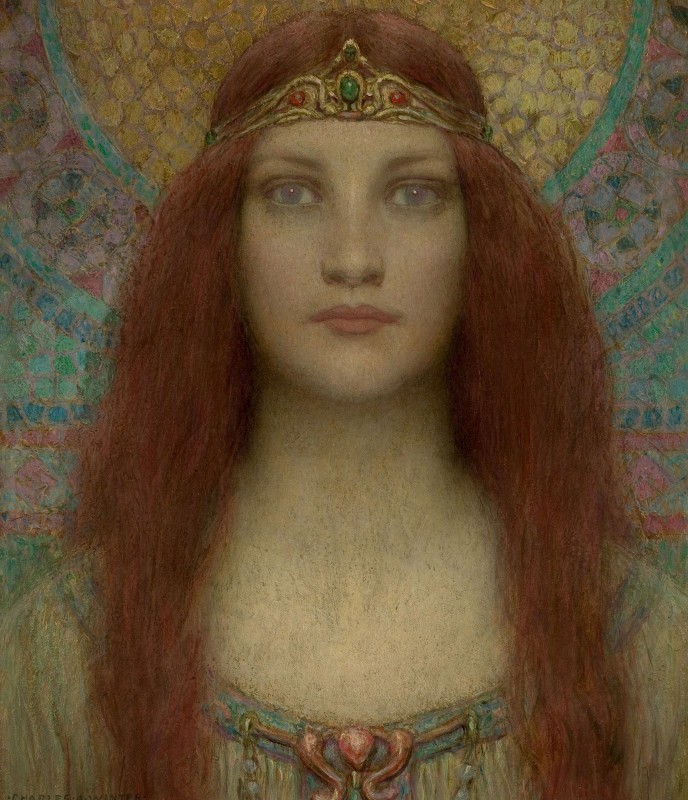 Portrait of a Goddess, c.1901, Oil on Canvas
