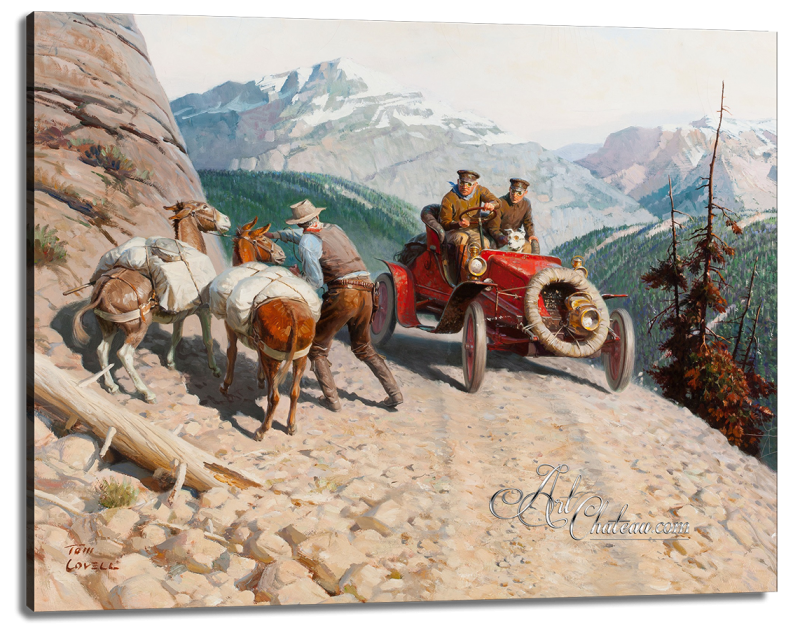 Dr. Jackson Blazes a Transcontinental Trail, after Tom Lovell