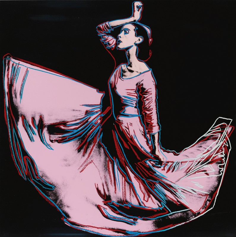 Martha Graham, c.1986, Silkscreen in Colors  