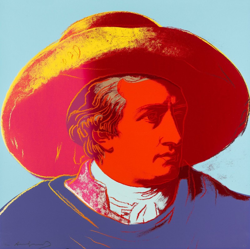 Johann Wolfgang von Goethe, c.1982, Silkscreen in Colors
