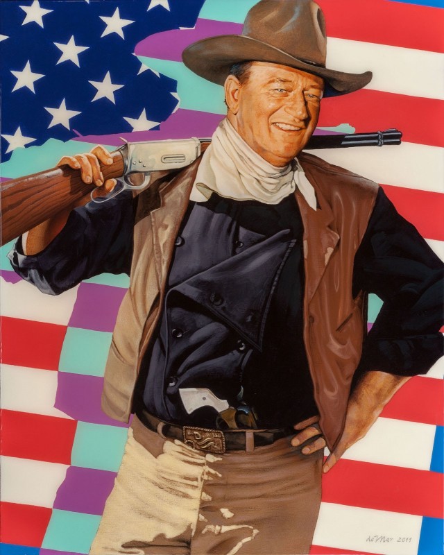John Wayne, c.2011, Oil on Canvas 
