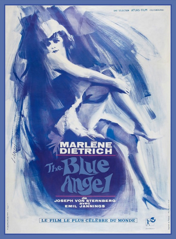 Blue Angel, c.1930, Coloration on Fine Linen