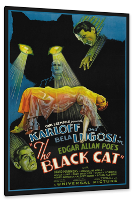 The Black Cat, c.1934, Coloration on Very Fine Linen