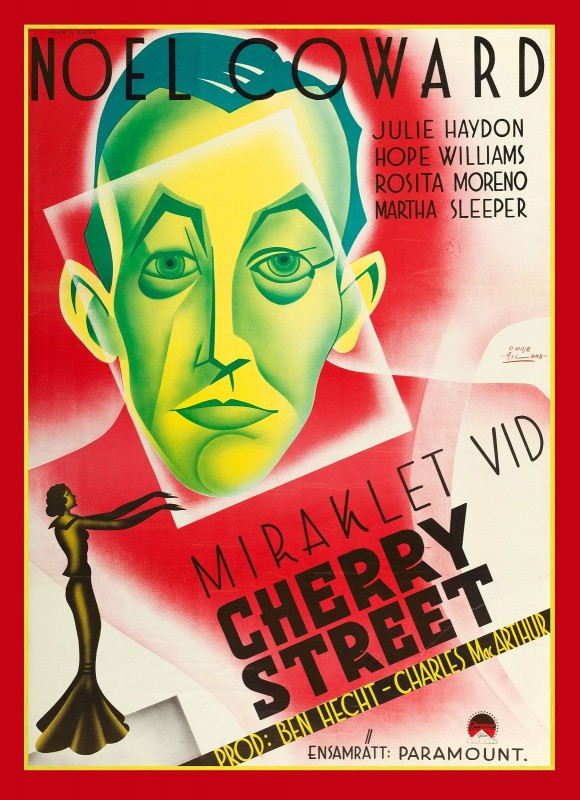 Cherry Street, c.1935, Coloration on Fine Linen