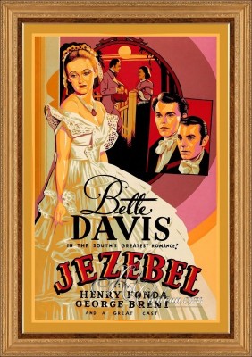 Hollywood Regency Poster, Starring Bette Davis in Jezebel