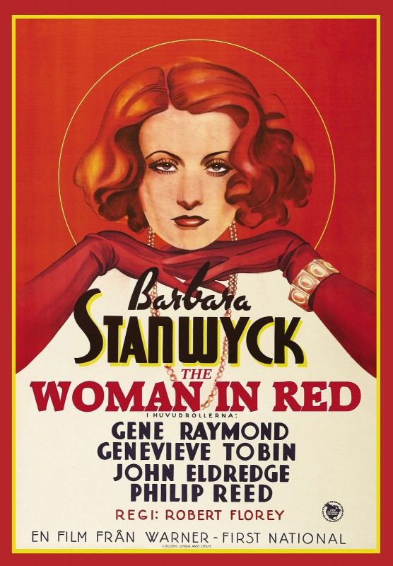 The Woman in Red, c.1935, Coloration on Fine Linen