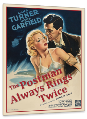 The Postman Always Rings Twice, c.1946, Coloration on Fine Linen