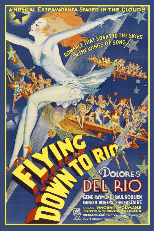 Flying Down to Rio, c.1933, Coloration on Fine Linen