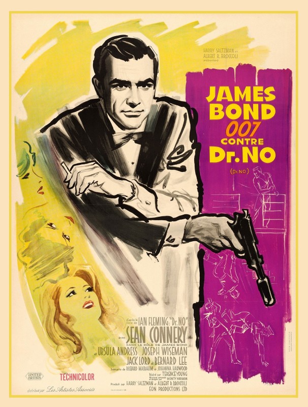 Dr. No, c.1962, Coloration on Fine Linen