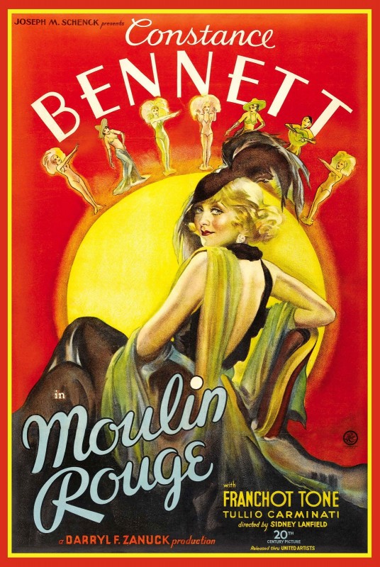 Moulin Rouge, c.1934, Coloration on Fine Linen