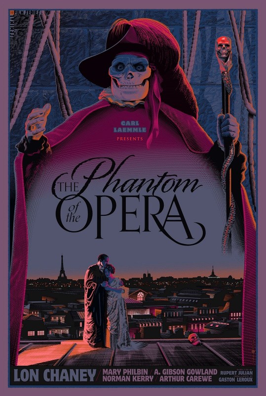 The Phantom of the Opera, c.1925, Coloration on Fine Linen