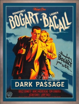 Vintage Hollywood Style Movie Poster, Dark Passage