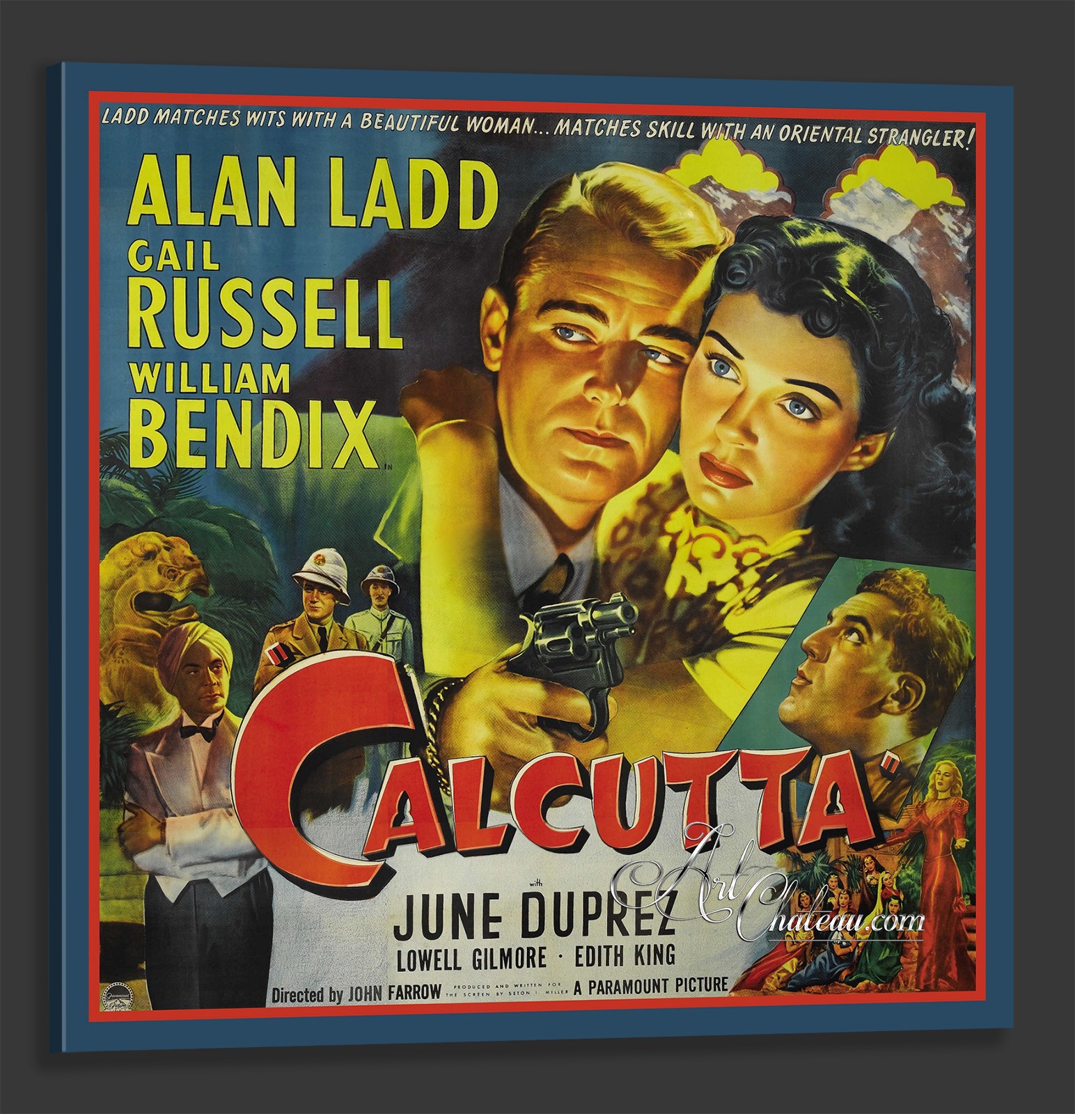 Vintage Style Movie Poster, Titled Calcutta