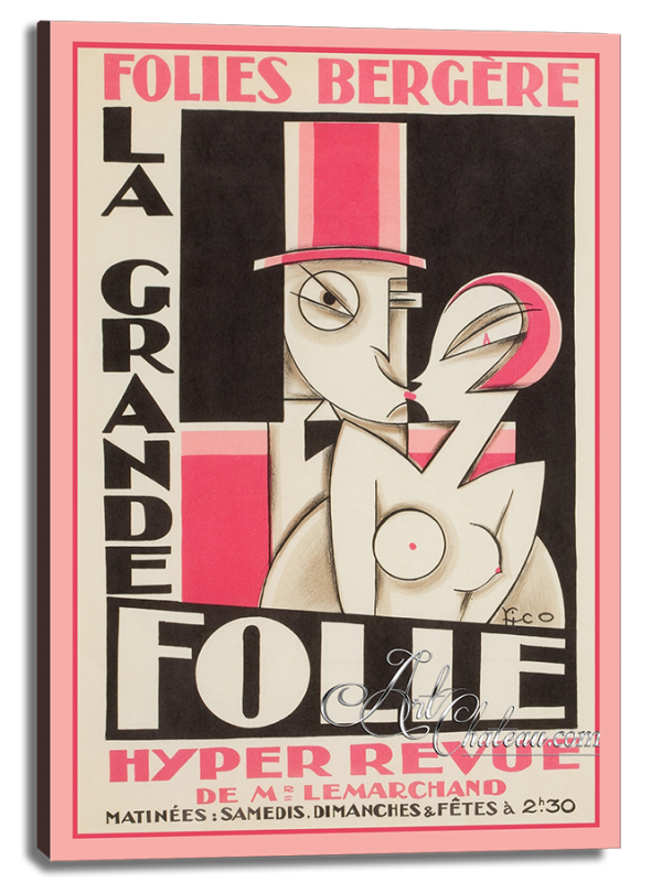 La Grande Folie, after Vintage Art Deco Poster