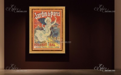 Vintage Style Art Poster, after Jules Cheret