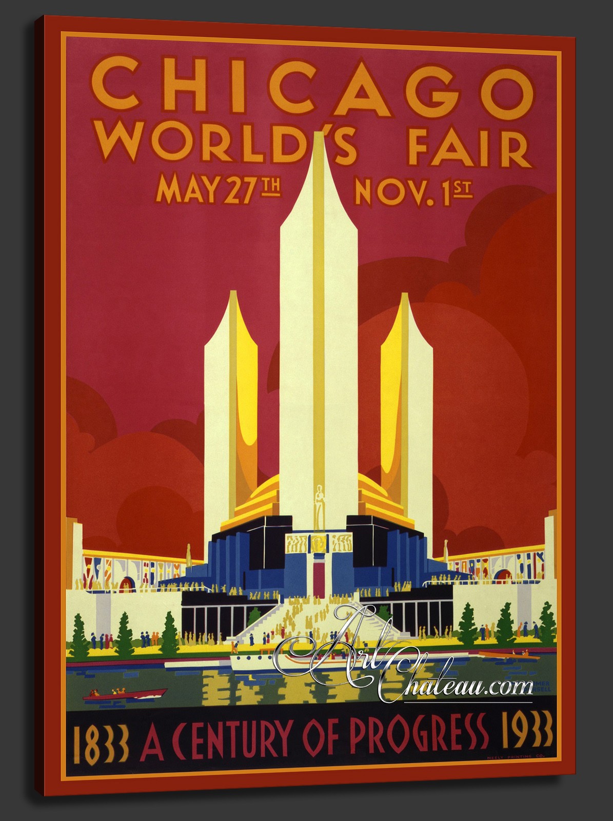 Vintage Poster of the Chicago World's Fair  