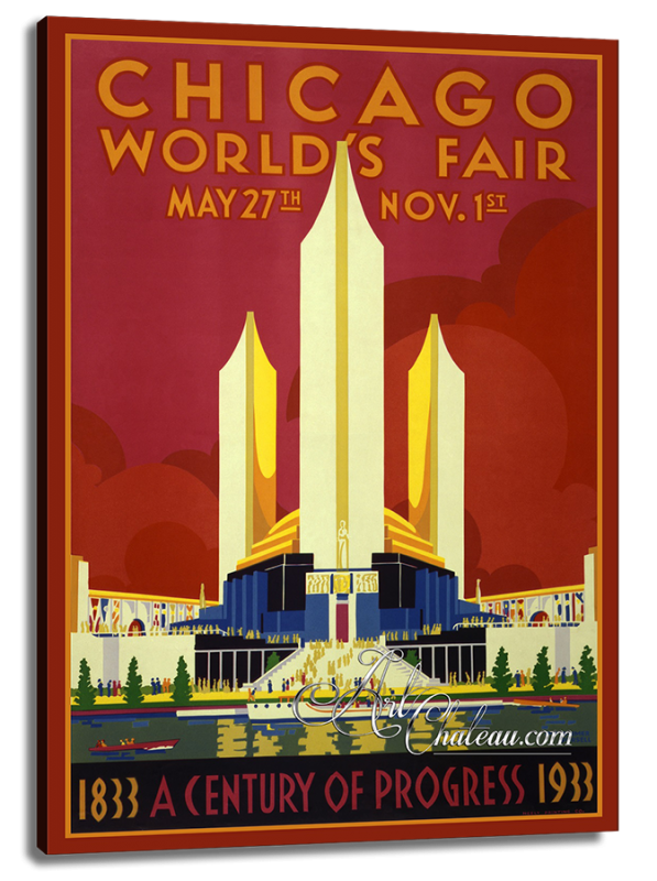 Vintage Poster of the Chicago World's Fair  