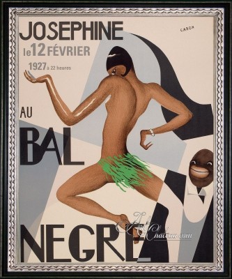 Vintage Style Poster of Josephine Baker, after Paul Colin