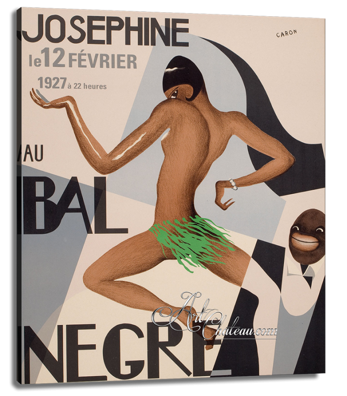 Vintage Style Poster of Josephine Baker, after Paul Colin