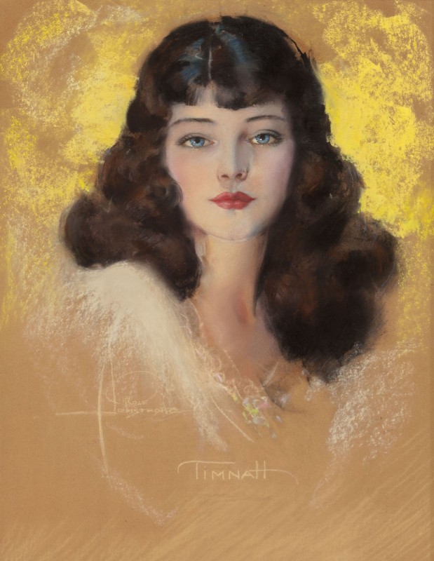 Timnah, c.1928, Pastel on Board