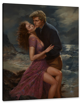 Loveswept, Paperback Cover, c.1984, Oil on Masonite