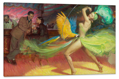 Parrot Dance, c.1956, Oil on Canvas