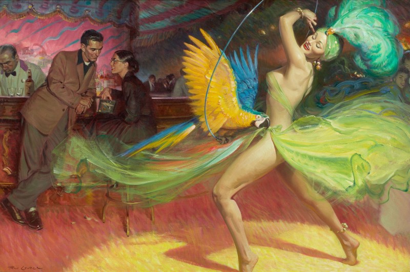 Parrot Dance, c.1956, Oil on Canvas
